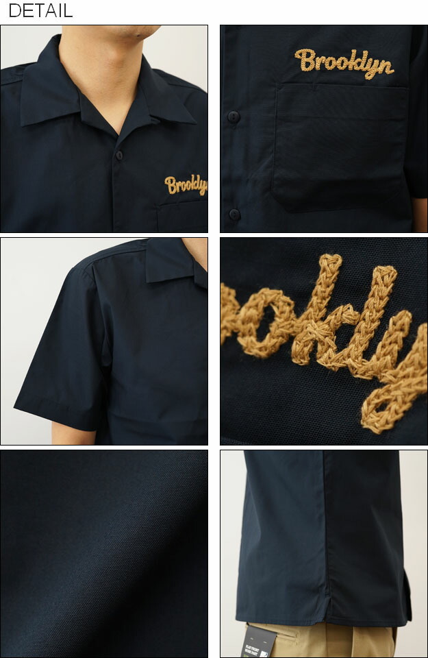 楽天市場】（半袖OPカラーシャツ） オリジナル Brooklyn チェーン