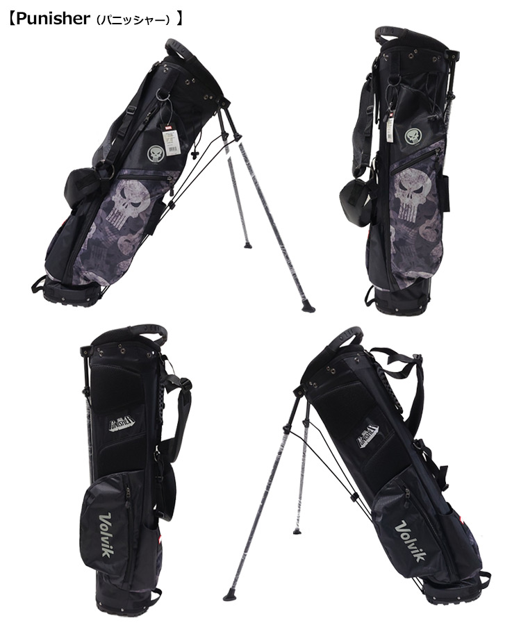 楽天市場】ボルビック Volvik マーベル キャディバッグ 3分割 MARVEL