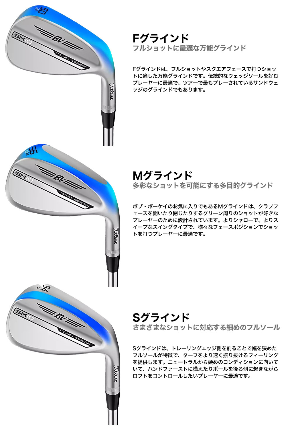 楽天市場】ゴルフ クラブ タイトリスト ボーケイ VOKEY SM10 ウェッジ