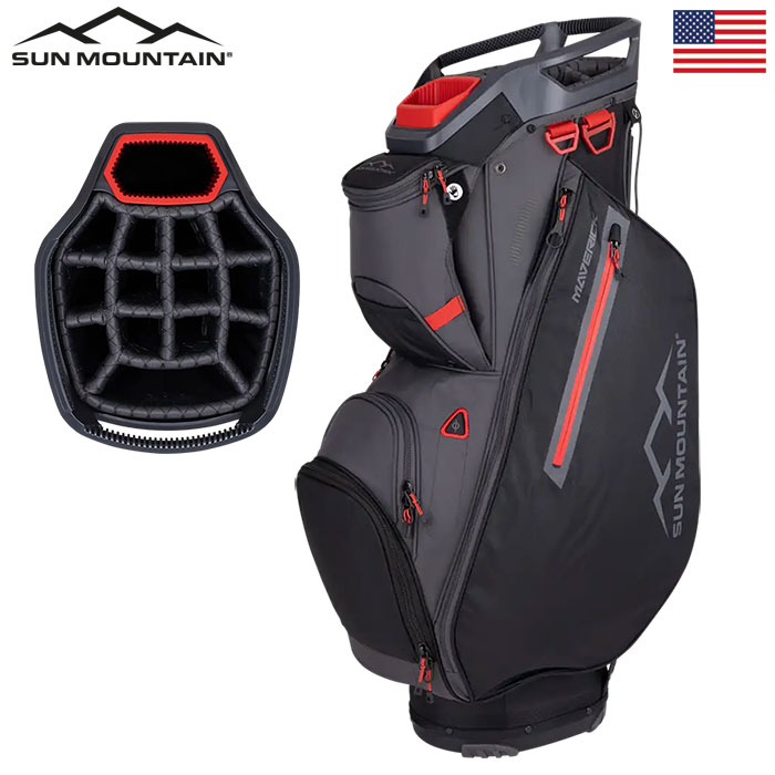 楽天市場】サンマウンテン 14分割 キャディバッグ 9型 Maverick Cart