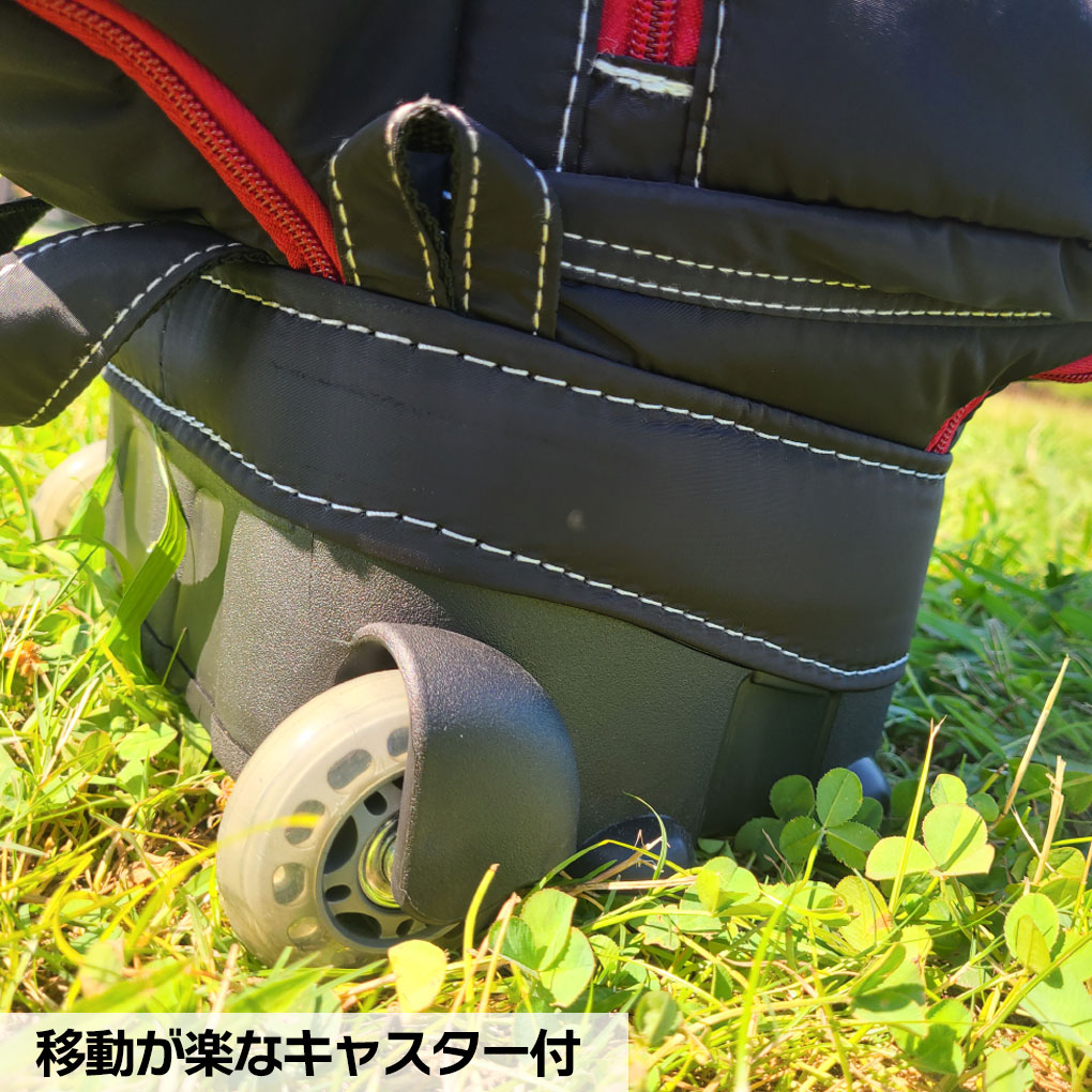 楽天市場】OOWLS キャスター付き キャディバッグ メンズサイズ 9.5型