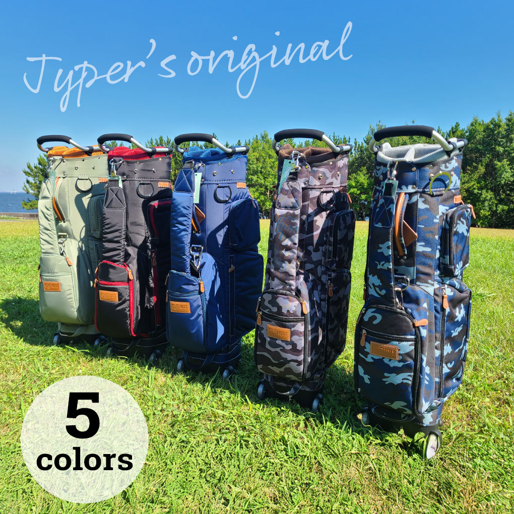 楽天市場】OOWLS キャスター付き キャディバッグ メンズサイズ 9.5型