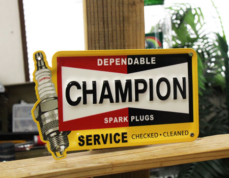 楽天市場】チャンピオン CHAMPION サインプレート 看板 アメリカン