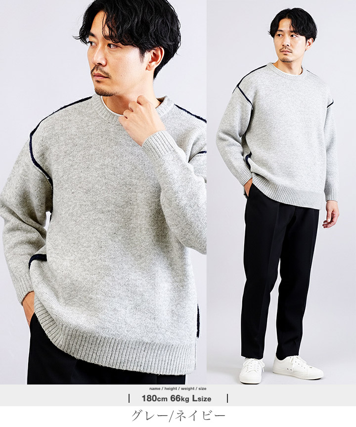楽天市場】【最大72%OFF】【クーポン対象外】ニット クルーネック