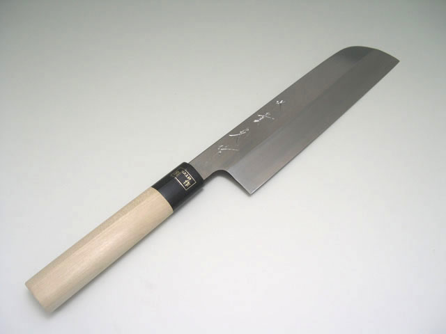 楽天市場】【堺包丁】【堺刃物】鎌薄刃包丁 極作 165mm 實光包丁(堺