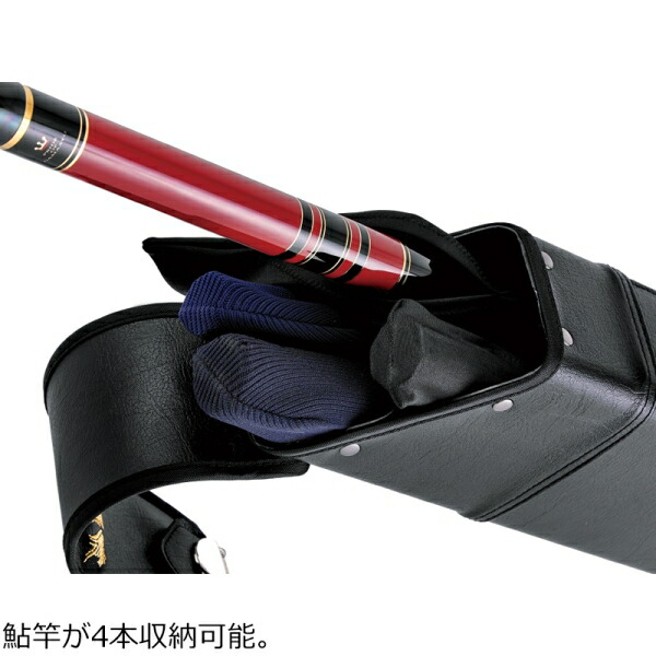 楽天市場】がまかつ 鮎ロッドケース 4本入(ブラック/Gamakatsu) アユ