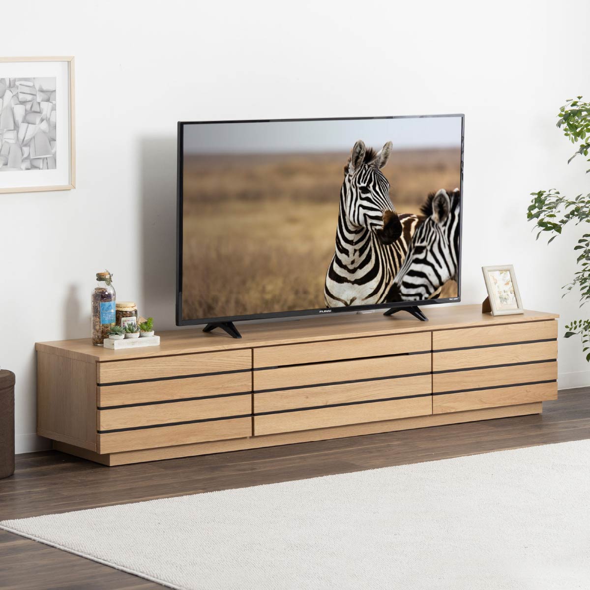 楽天市場】【15%OFFクーポン配布中!】 テレビボード 180 cm 完成品