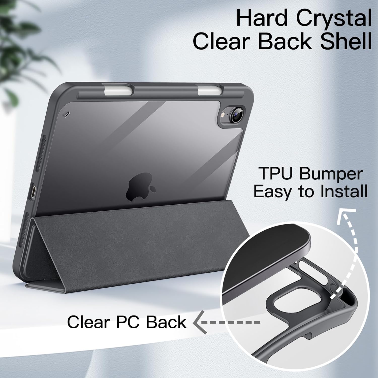 楽天市場】iPad mini7 ケース iPad mini A17 Pro ケース 2024 背面