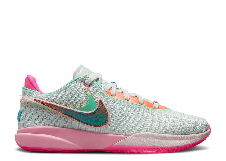 楽天市場】【 NIKE LEBRON 20 'TIME MACHINE' / BARELY GREEN MEDIUM