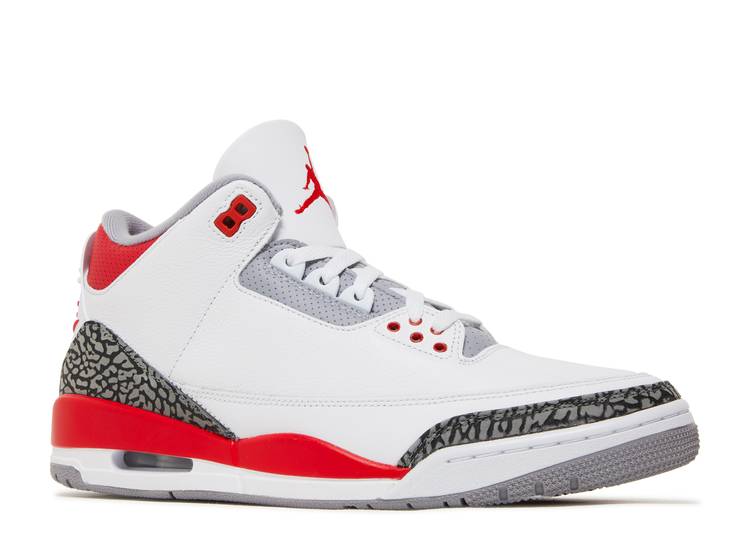 楽天市場】【 AIR JORDAN JORDAN 3 RETRO 'FIRE RED' 2022 / WHITE
