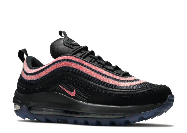 楽天市場】【 NIKE SWAROVSKI X AIR MAX 97 GOLF NRG 'BLACK ORACLE