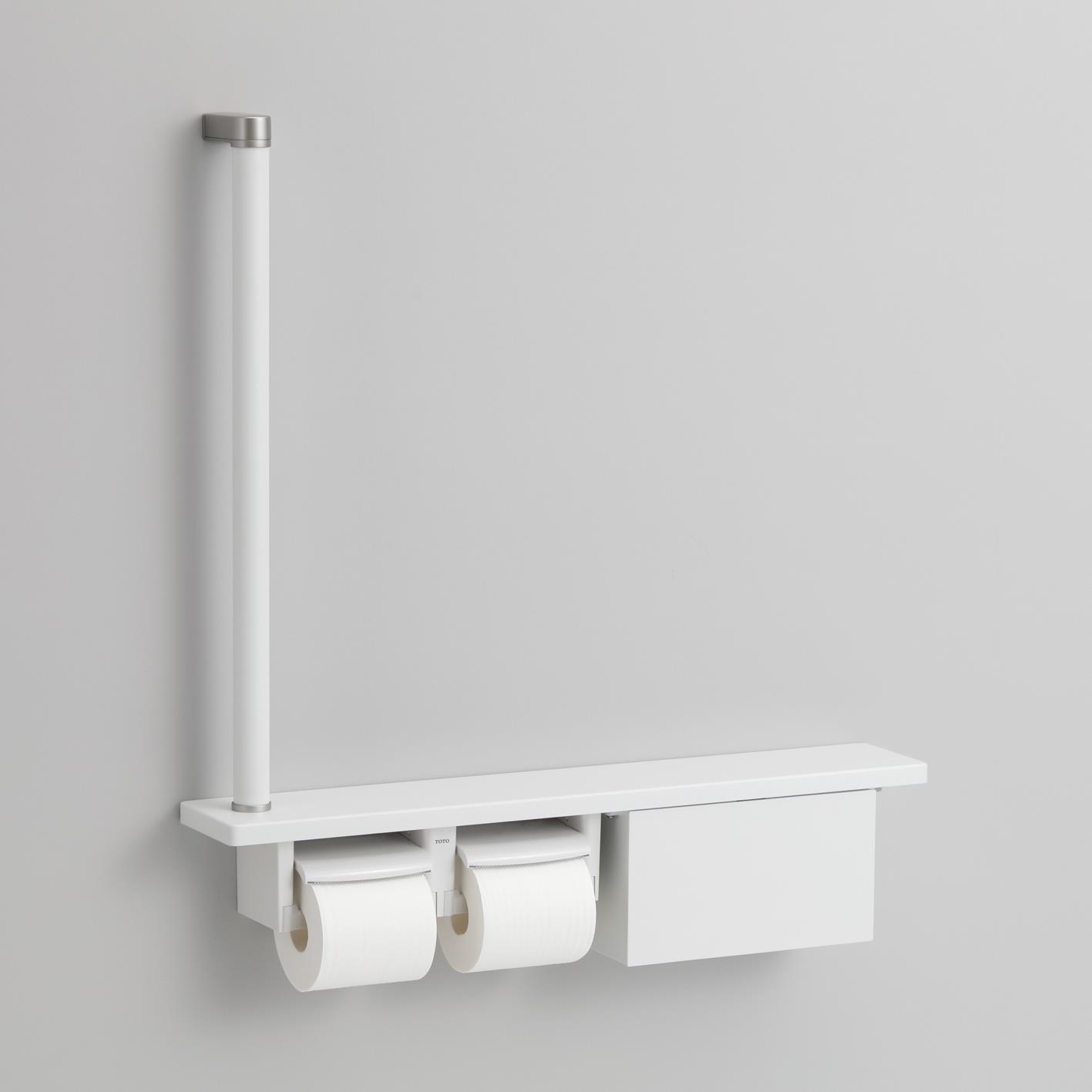 楽天市場】収納 トイレットペーパー おしゃれ TOTO 紙巻器一体型 木製