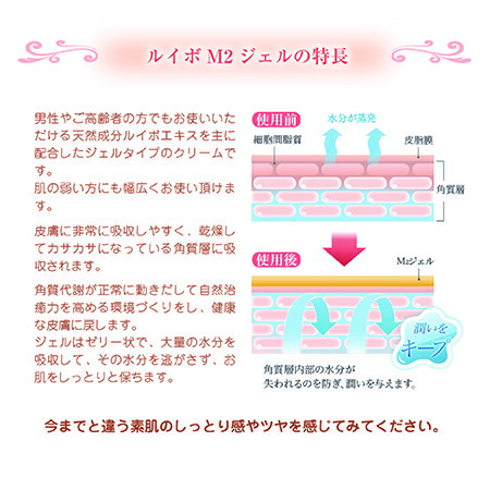 楽天市場】【ルイボスエキス配合 保湿ジェルクリーム】ルイボM2ジェル