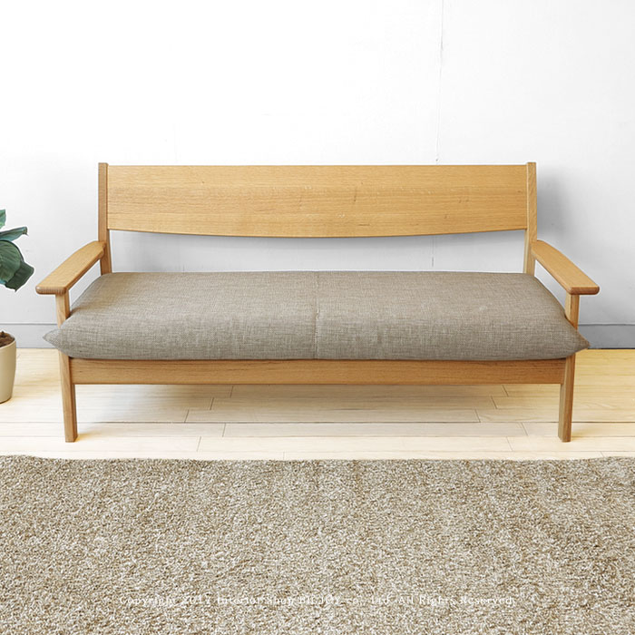 楽天市場】【2Pソファ】飛騨産業/chigusa 受注生産商品 レッドオーク材