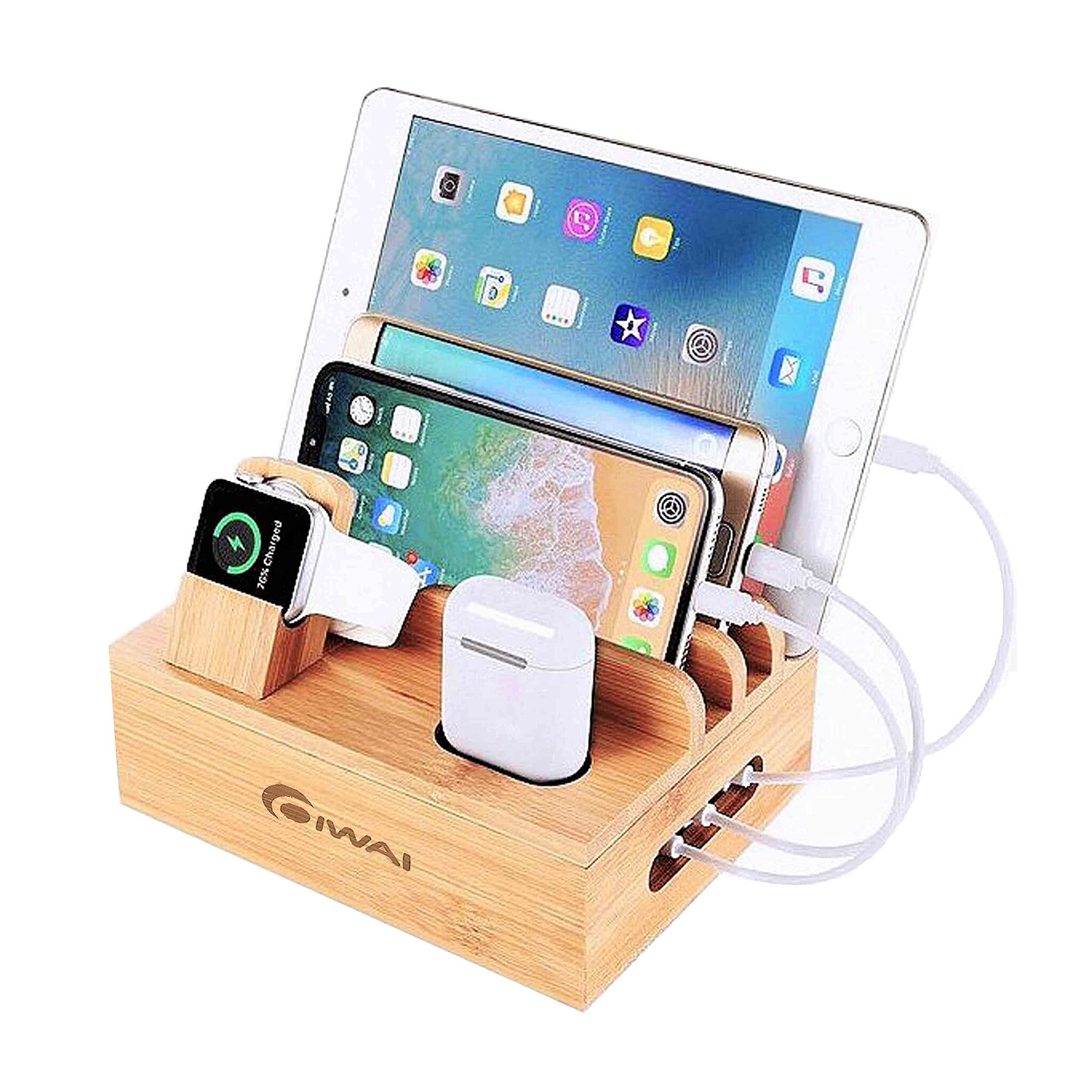 楽天市場】充電ステーション 充電スタンド 7台同時充電 ケーブル収納