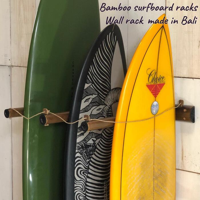 楽天市場】サーフボードラック 『バリ島の竹家具職人が作る当店
