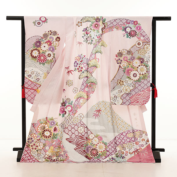 楽天市場】七五三 着物 7歳 フルセット レンタル 女の子Y215【高級正絹