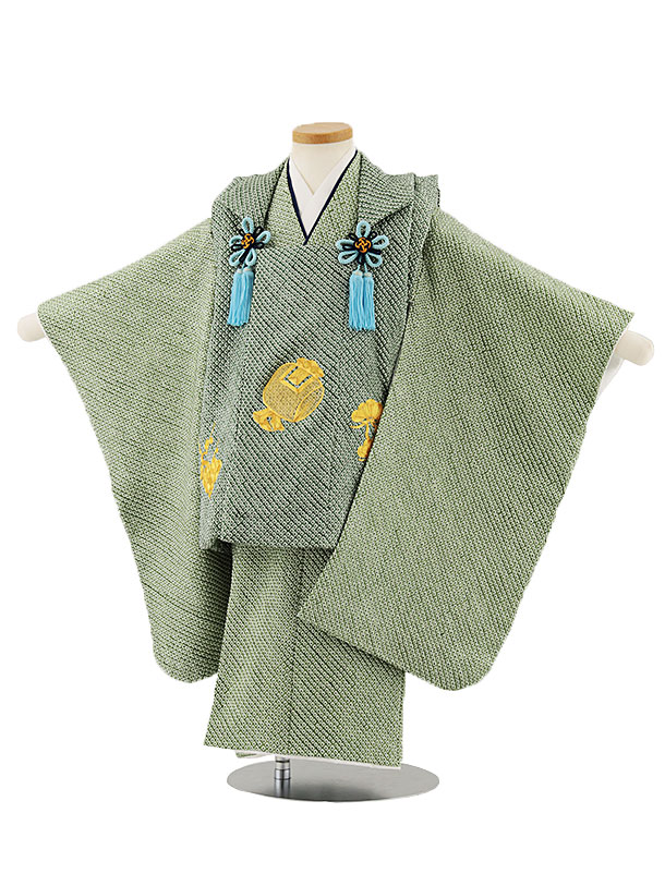 楽天市場】七五三 着物 3歳 緑の通販