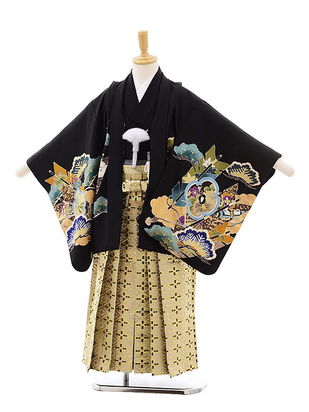 七五三 5歳 男の子 セット 濃紺ゴールド