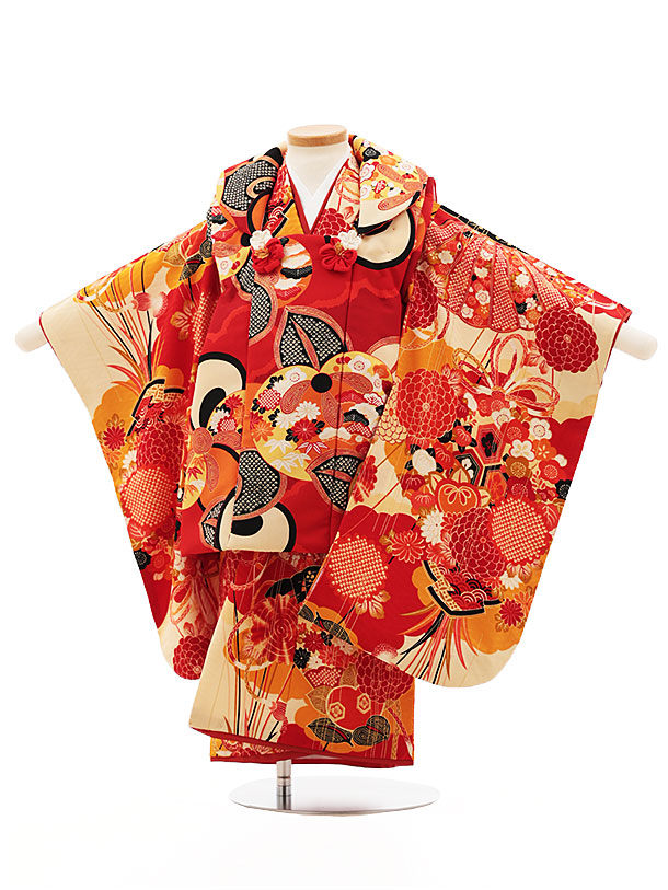 楽天市場】七五三 着物 3歳 レンタル 七五三 3歳 被布 セット 4515