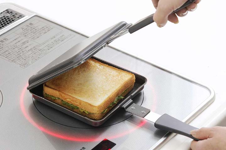 楽天市場】ホットサンドメーカー IH 直火 フライパン IH 一枚 両面