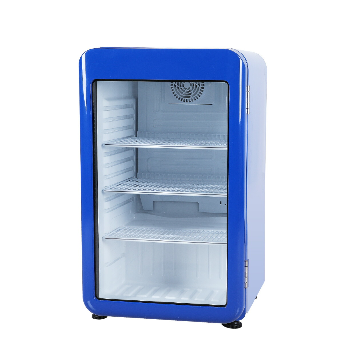 楽天市場】【3月目玉商品！】 95L 青 レトロ 冷蔵ショーケース 小型