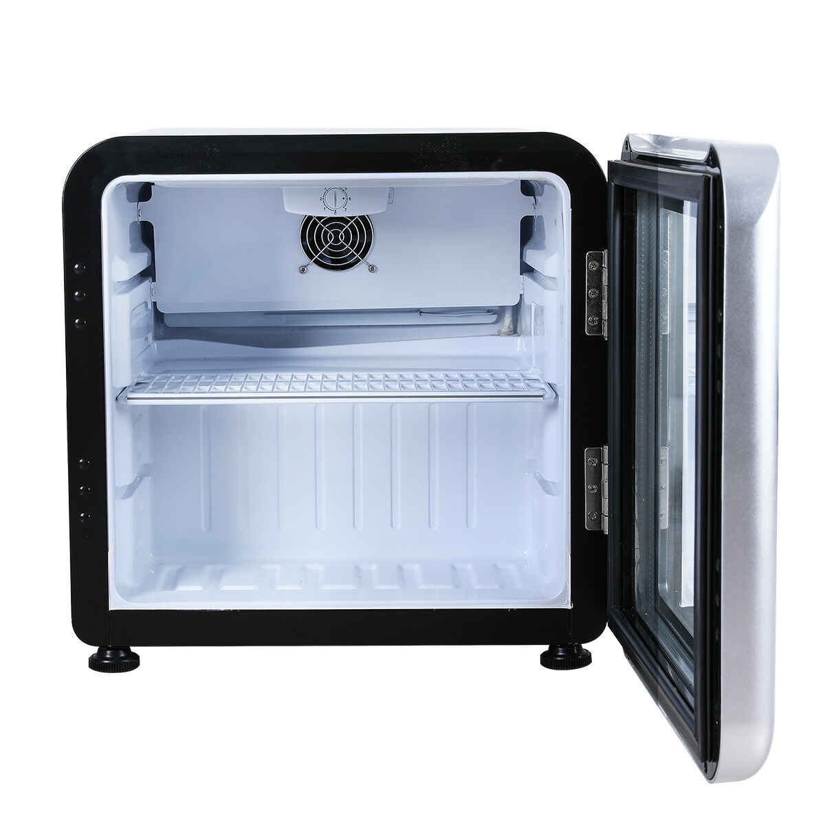 楽天市場】【春分セール！】 46L 黒 レトロ 冷蔵ショーケース 小型 HJR