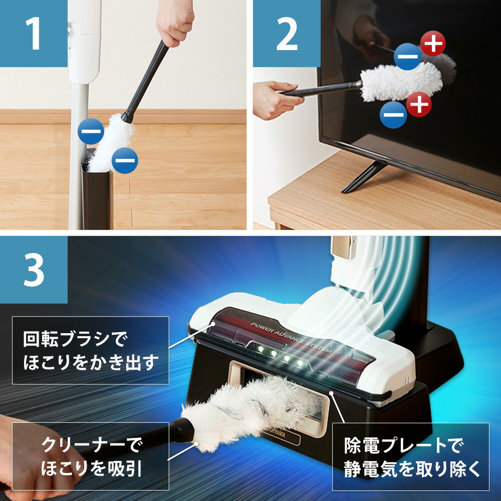 楽天市場】スティッククリーナー モップ・スタンド付き IC-SLDCP10-R