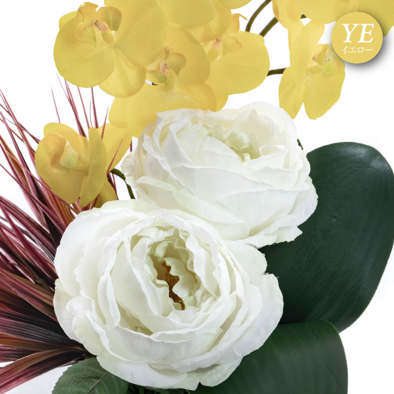 楽天市場】アーティフィシャルフラワー 胡蝶蘭 アレンジ インテリア