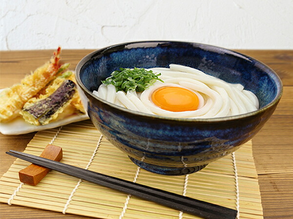 楽天市場】丼ぶり 18.5cm 1200cc 窯変 紺 讃岐丼 食器 おしゃれ