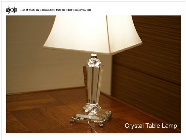 楽天市場】【メーカー直送】水晶 クリスタル 卓上 シェードランプ