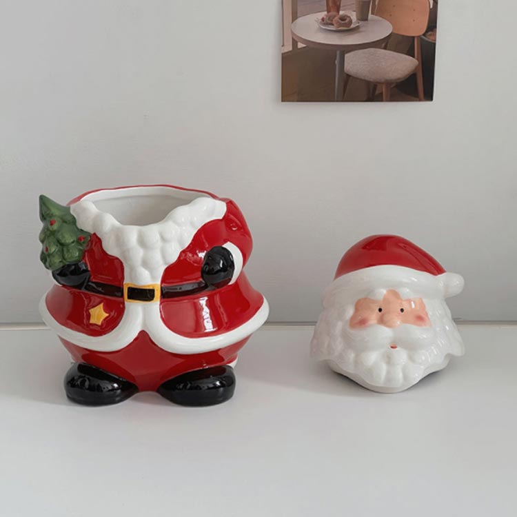 楽天市場】サンタクロース 装飾 置物 飾り 小物入れ 雑貨 陶器 小物