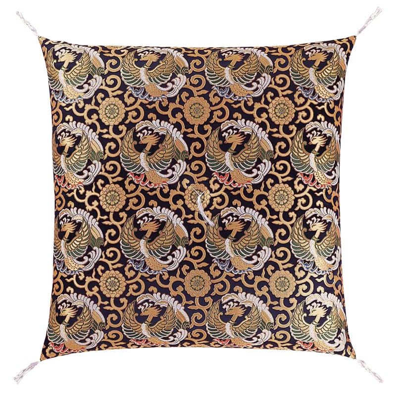 楽天市場】仏壇 座布団 御前座布団 「四釜鳳凰」 No.24/座布団 仏間用