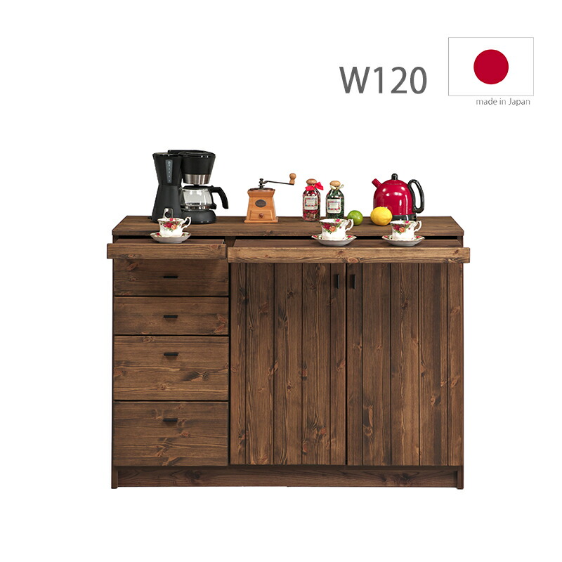 楽天市場】レトロ（キッチンカウンター・カウンターワゴン｜キッチン