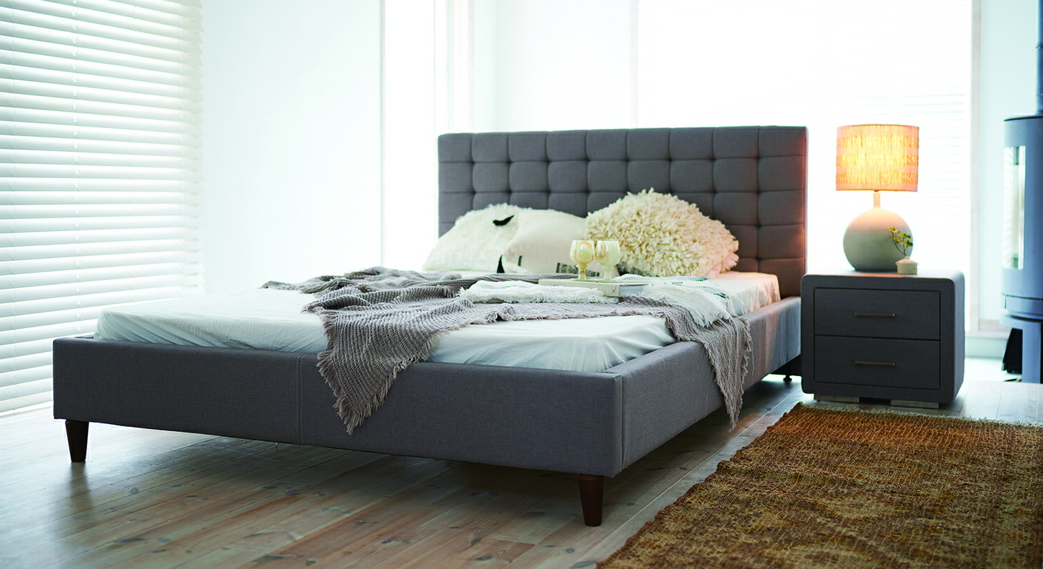 楽天市場】【桜屋工業】ファブリックベッドフレーム BH-504-D ダブル