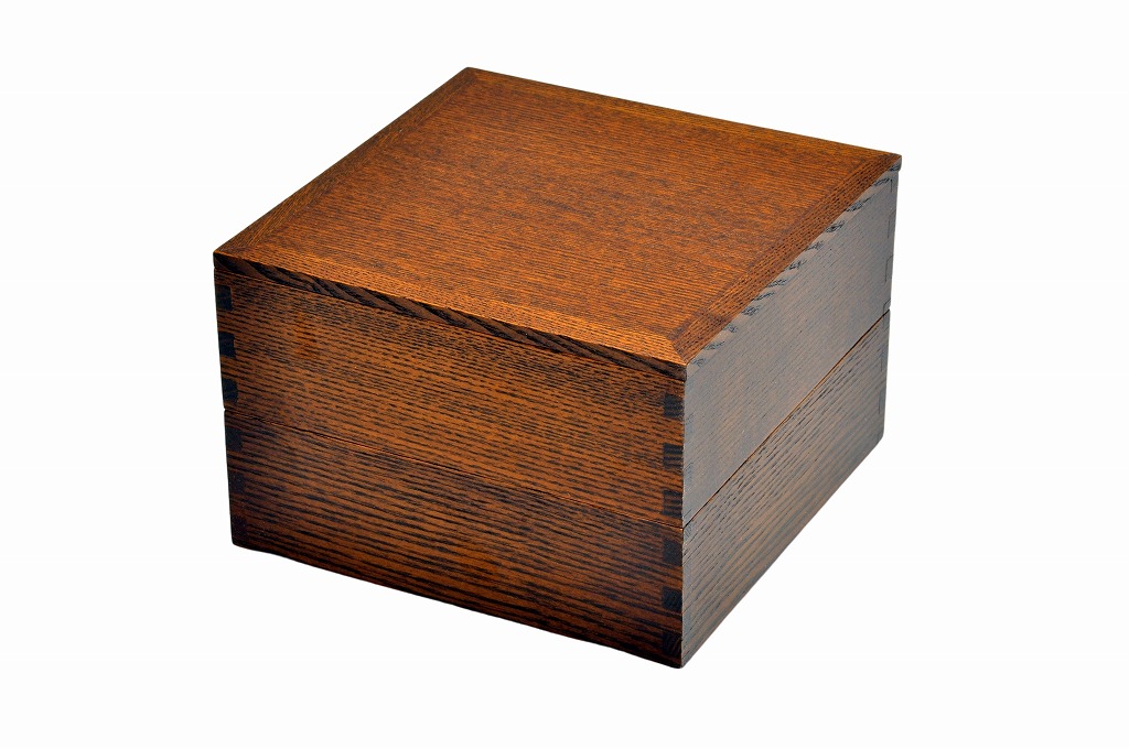 楽天市場】木曽塗角二段重 おせち 日本製 木 木製重箱 重箱 二段重 2段