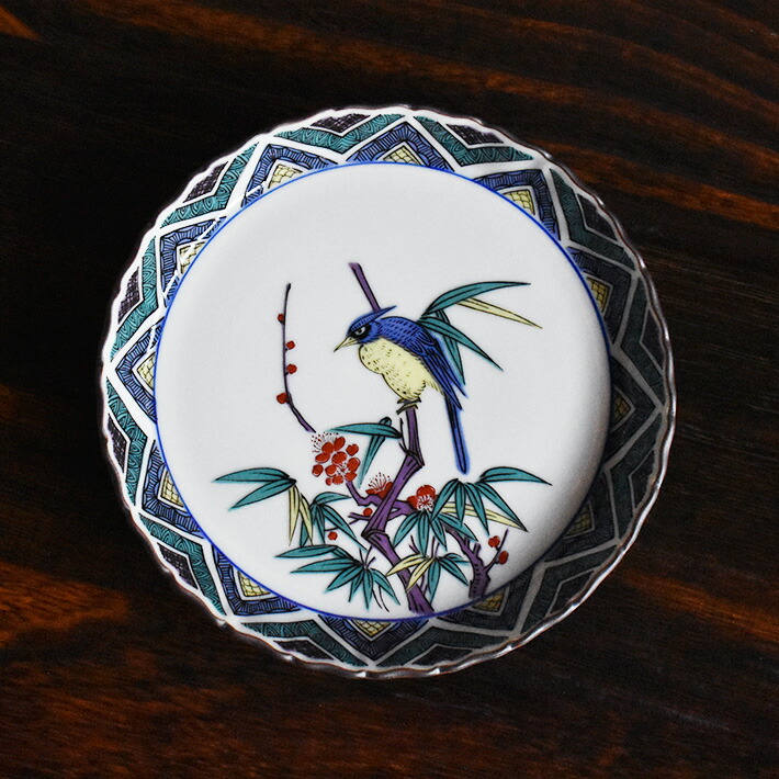 楽天市場】九谷焼 中皿 セット（ 径 16cm ） 古九谷花鳥の図（ 和食器
