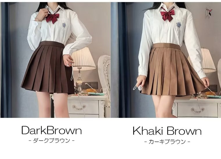 楽天市場】選べる8丈！XS～5XL 制服風 プリーツスカート 大きいサイズ