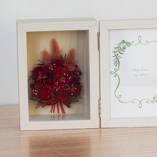 楽天市場】送料無料 ドライフラワー ブーケ 【 手作り フォトフレーム