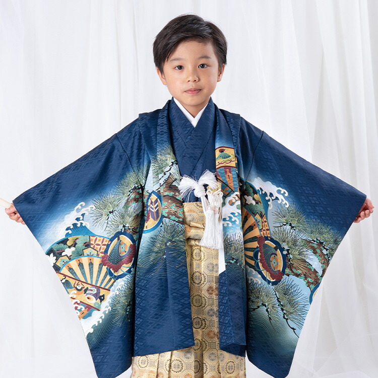 楽天市場】七五三 着物 5歳 羽織袴セット 男の子 10点フルセット