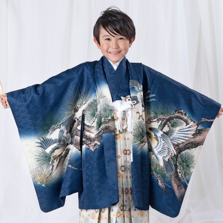 楽天市場】七五三 着物 5歳 羽織袴セット 男の子 10点フルセット