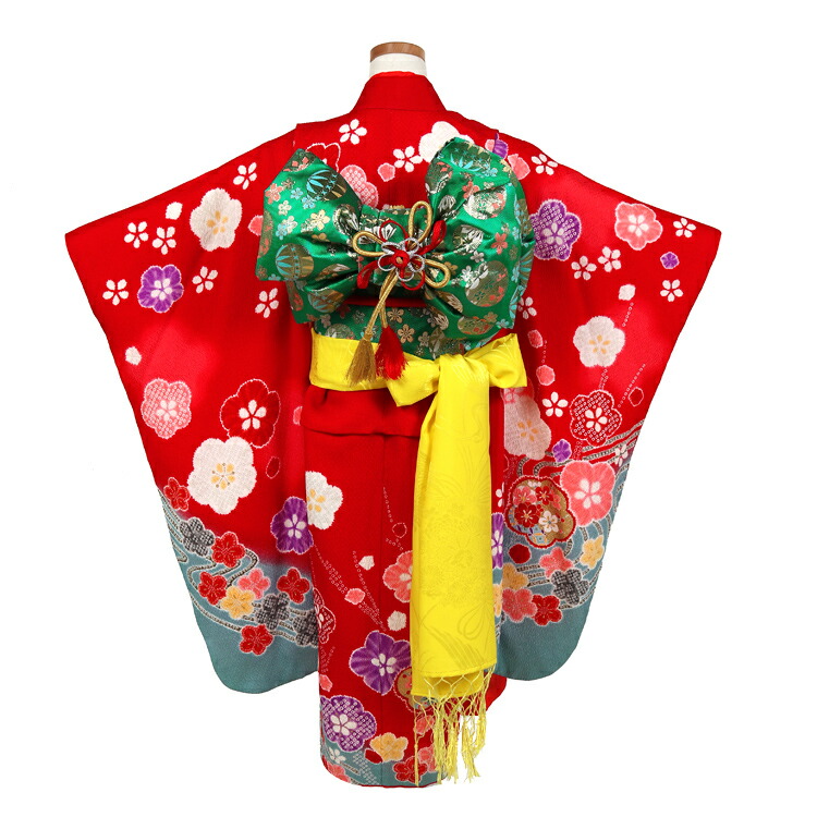 楽天市場】七五三 着物 7歳 フルセット レンタル 女の子 赤 レッド 14