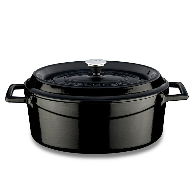 楽天市場】LAVA オーバルキャセロール 25cm 鋳鉄ホーロー製でお手入れ