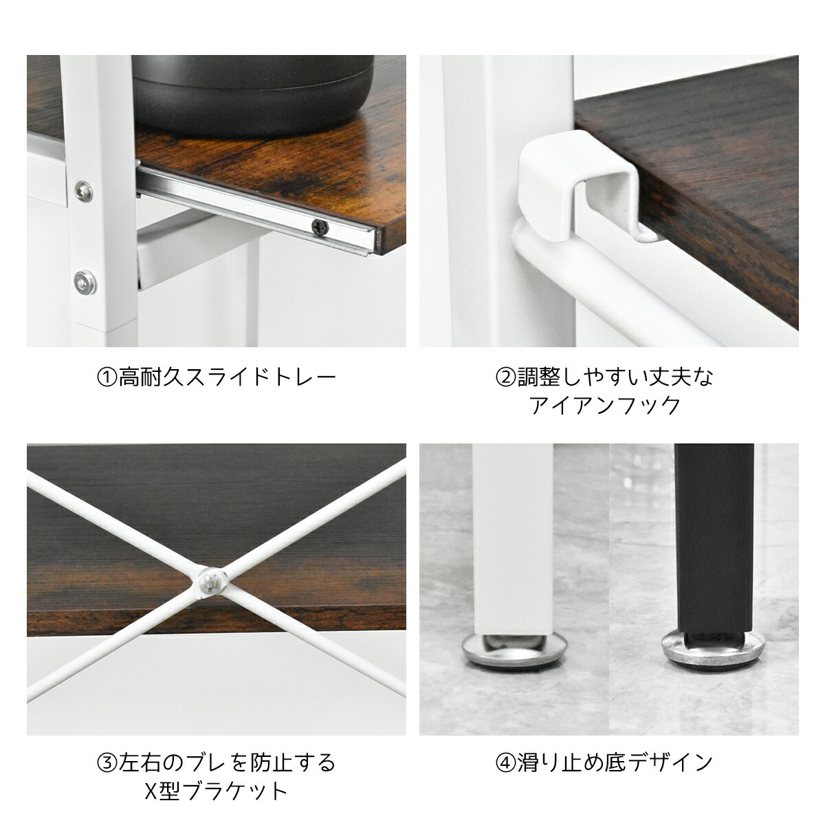 楽天市場】【SS限定☆P2倍+全品5％OFF!】レンジ台 キッチンワゴン