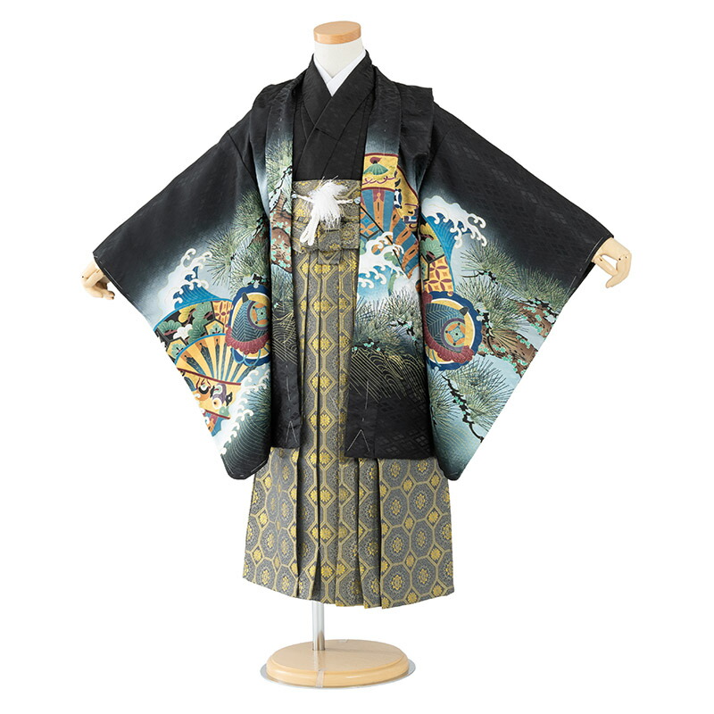 楽天市場】七五三 男の子 着物 フルセット 三歳 五歳 数五歳 満五歳 七