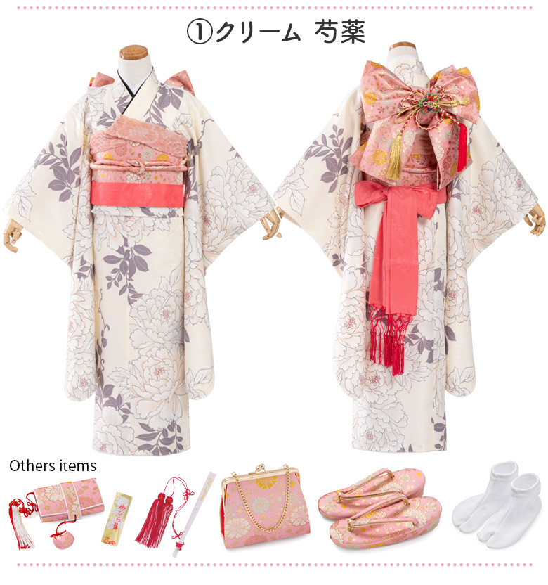 楽天市場】七五三 女の子 7歳 7才 着物 フルセット モダン 小紋柄 14点