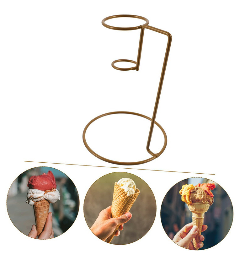 楽天市場】アイスクリームスタンド コーンホルダースタンド アイス