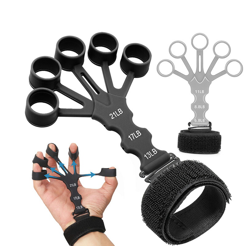 楽天市場】2個セット 握力 トレーニング 8つの抵抗レベル リバース