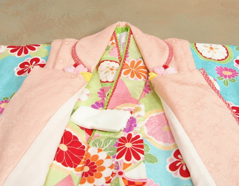 楽天市場】七五三 着物 正絹 3歳 女の子 被布セット 京都花ひめ