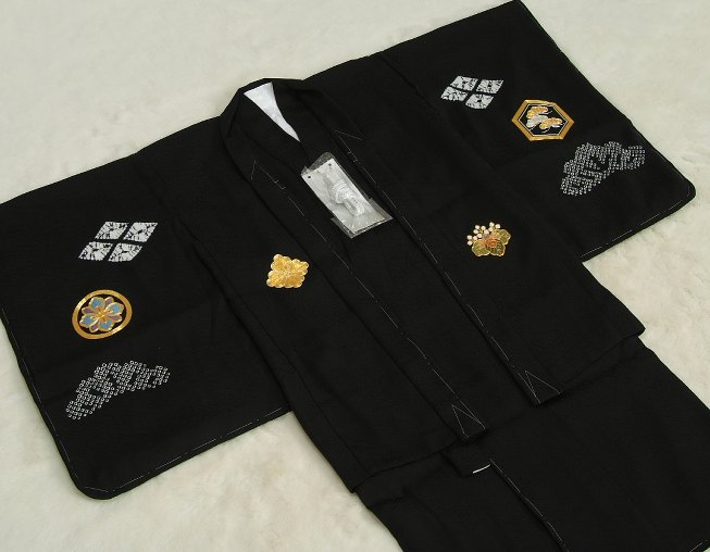 楽天市場】七五三 5歳 男の子 正絹 着物袴セット 総刺繍鷹柄正絹羽織